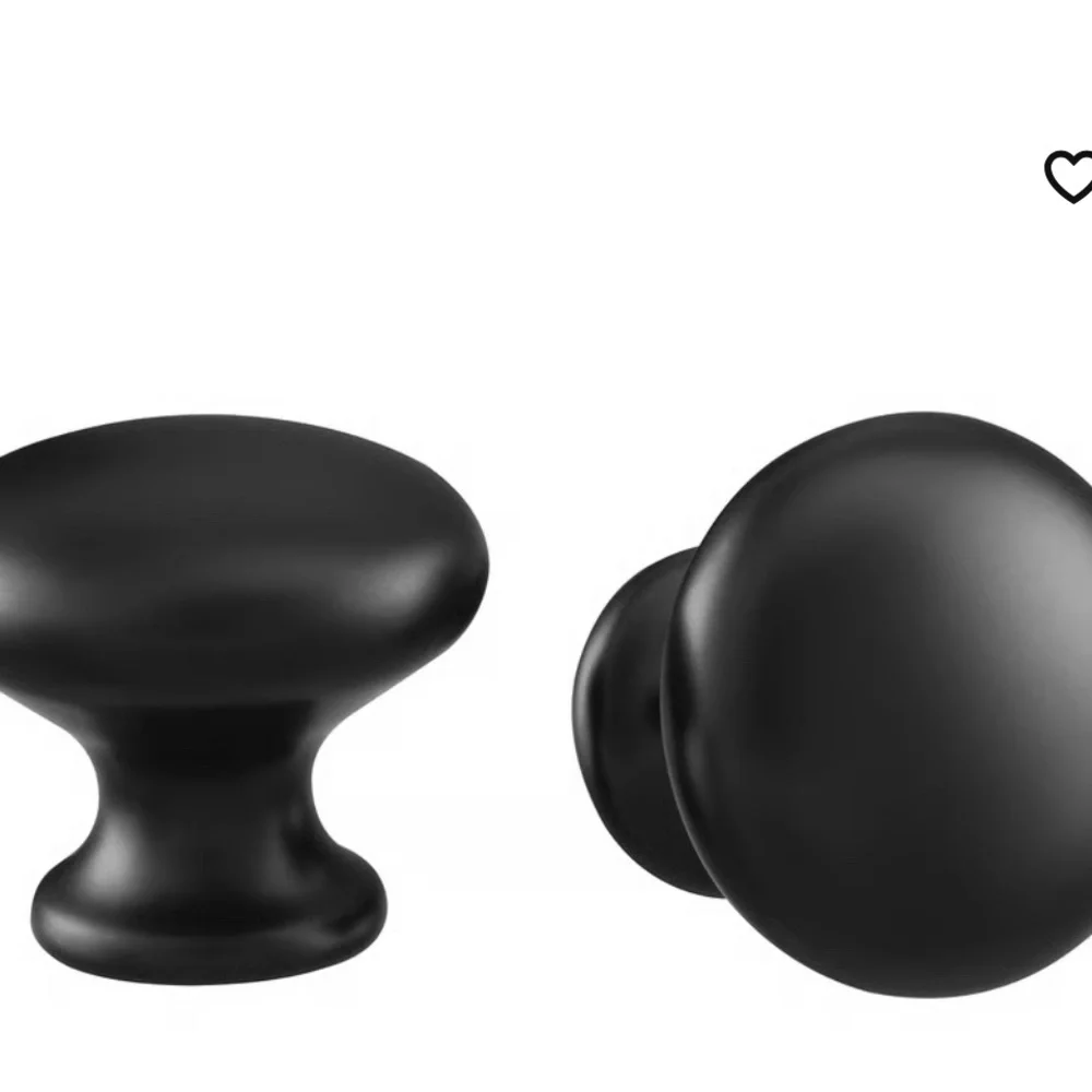IKEA Black Cabinet Knobs Set